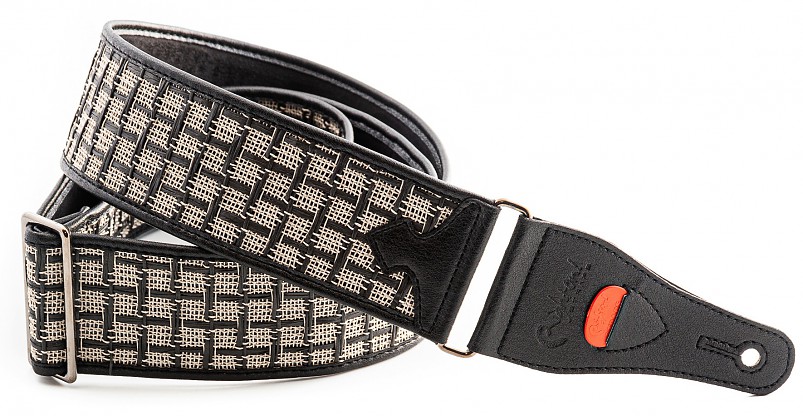 Straps inspired by classic amplifiers and well known by guitarists and bassists, model CHECKER II.